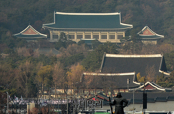 ▲ 적막이 흐르는 청와대. ⓒ뉴데일리 사진팀