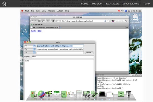 ▲ 英해커하우스가 소개한, '내나라' 해킹 과정. ⓒ英해커하우스 관련소식 캡쳐