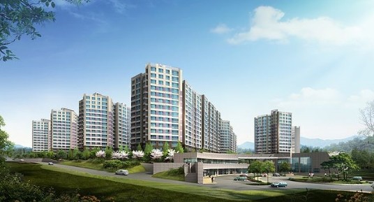 ▲ 흥덕코오롱하늘채 조감도.ⓒ코오롱건설