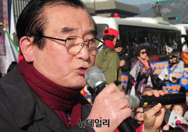 ▲ 이상진 반국가교육척결국민연합 대표. ⓒ뉴데일리 공준표 기자