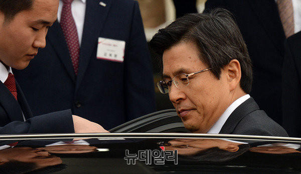 ▲ 황교안 국무총리 겸 대통령 직무 권한대행. ⓒ뉴데일리 정상윤 기자