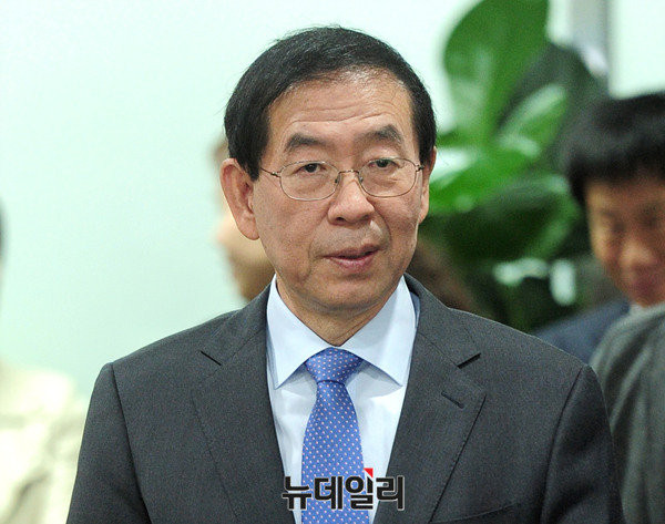 ▲ 박원순 서울시장. ⓒ뉴데일리 정상윤 기자
