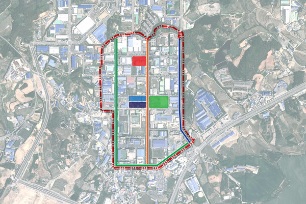 ▲ 천안시 제2산단 7개 산단 계획종합도.ⓒ천안시