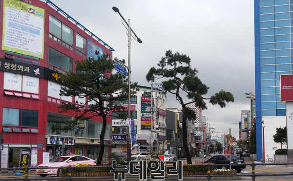 ▲ 청주시 지하상가 도로.ⓒ김동식 기자