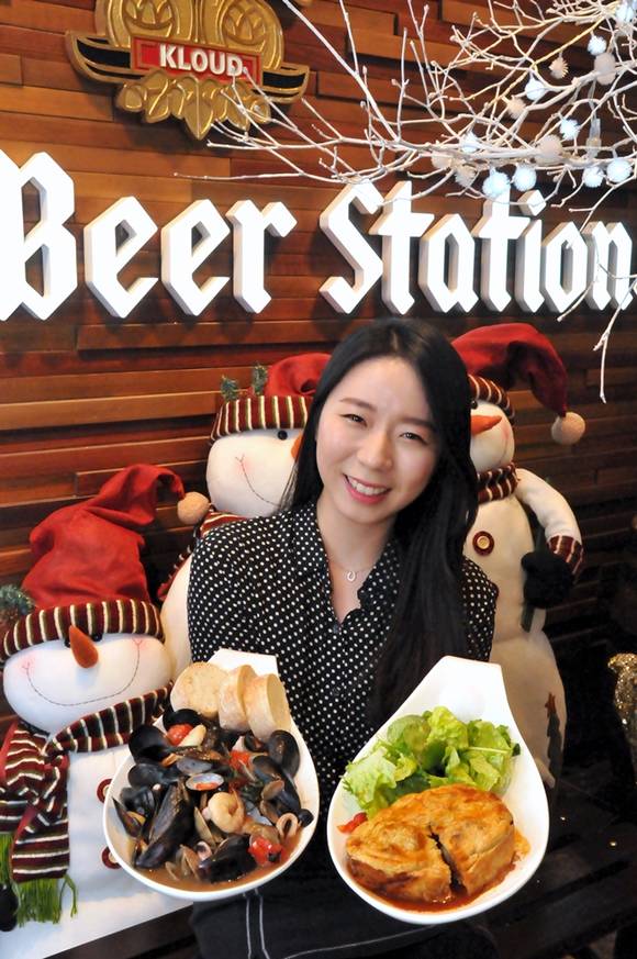 ▲ 클라우드 비어스테이션에서 스페셜메뉴 맛보세요~ ⓒ롯데주류