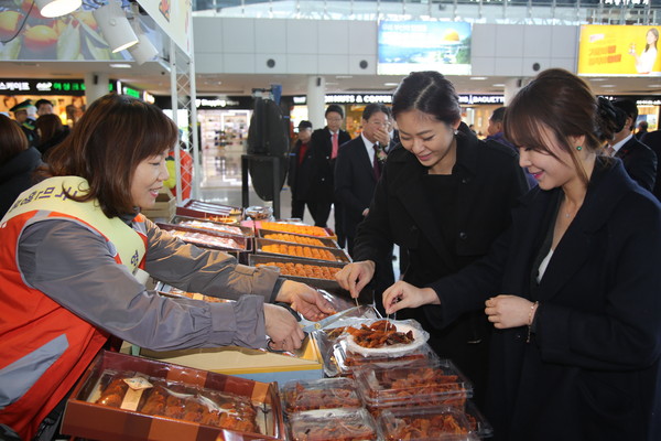 ▲ 곶감 판매장.ⓒ영동군
