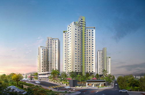 ▲ 남천 금호어울림 더 비치 투시도. ⓒ 금호건설