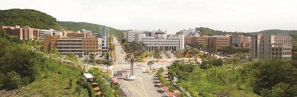 ▲ 경기 용인시 단국대학교 죽전캠퍼스 전경. ⓒ단국대