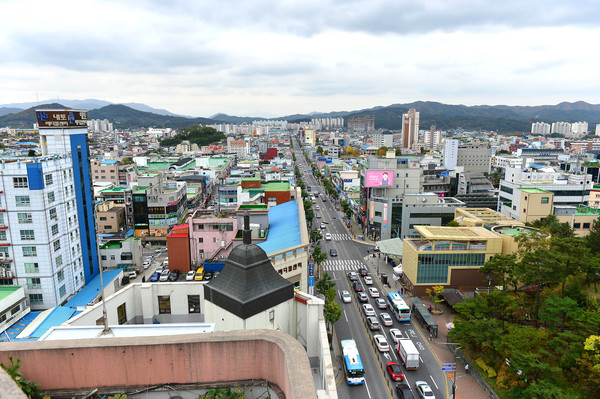 ▲ 제천시 인성동 모습.ⓒ제천시