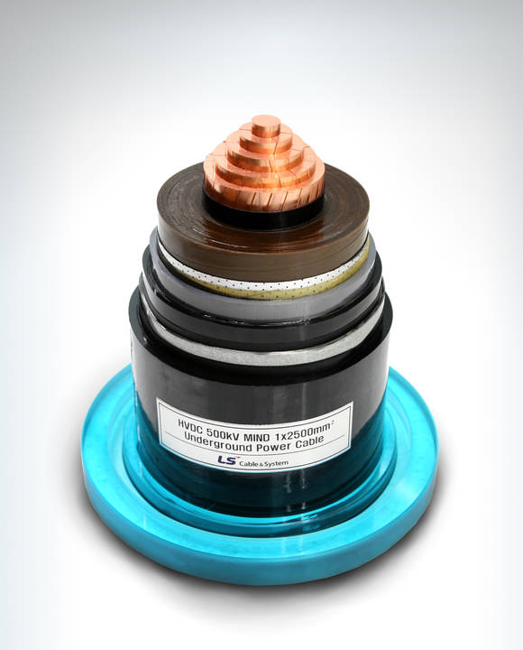 ▲ LS전선 HVDC 케이블.ⓒLS전선