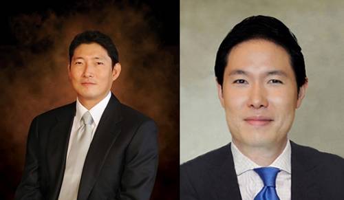 ▲ 왼쪽부터 효성 조현준 회장과 조현상 사장.ⓒ효성그룹