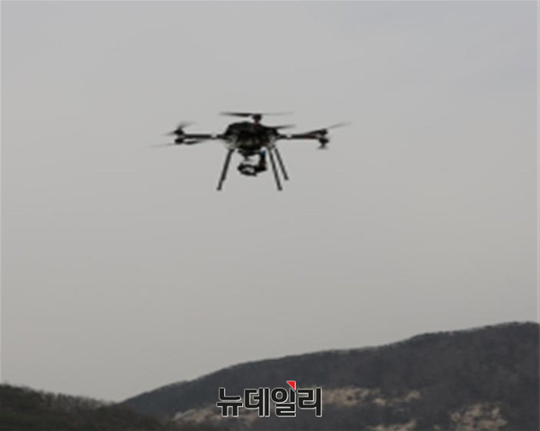 ▲ 우정사업용 우편 배송 드론 ⓒ이랩코리아 제공