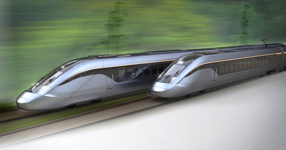 ▲ 현대로템이 수주한 동력분산식 고속열차 조감도.ⓒ현대로템