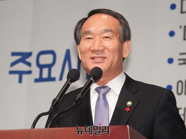 ▲ 축사하는 박승춘 국가보훈처장 ⓒ 뉴데일리 공준표