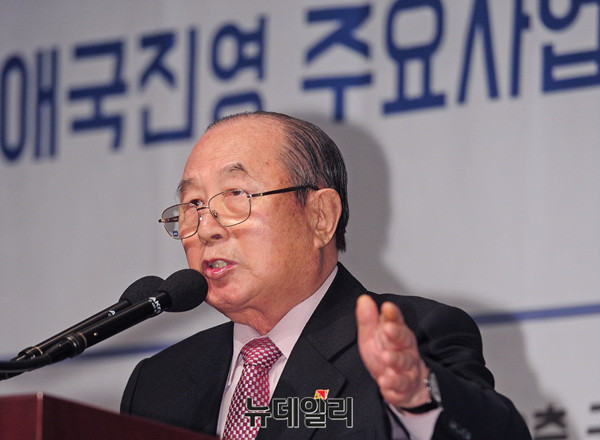 ▲ 이상훈 애국단체총협의회 상임의장 ⓒ 뉴데일리 공준표