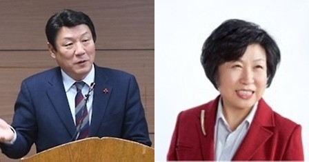 ▲ 9일 새누리당을 탈당해 바른정당 합류를 선언한 강대식 동구청장(왼쪽)과 윤순영 중구청장.ⓒ동구·중구청 제공