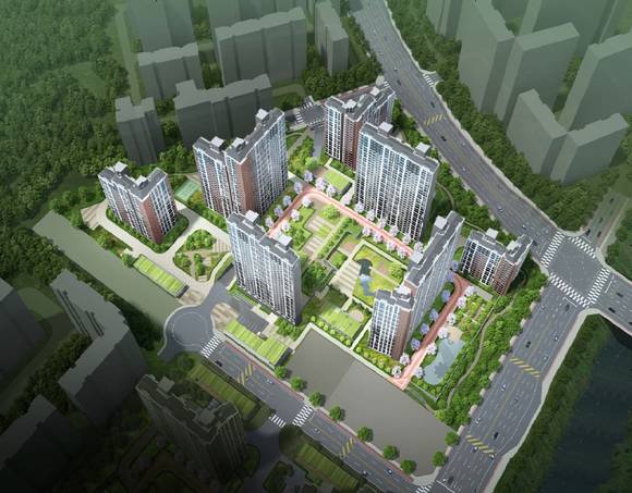 ▲ 반도건설이 올해 분양 예정인 '원주기업도시 반도유보라' 조감도. ⓒ반도건설