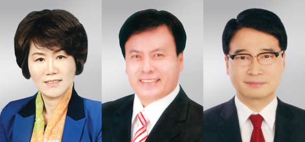 ▲ 좌로부터 충북도의회 이숙애 의원, 임병운 의원, 윤홍창 의원.ⓒ충북도의회
