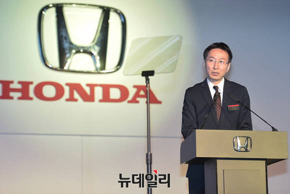 ▲ 세키구치 타카시 혼다 자동차사업 본부장.ⓒ뉴데일리 공준표 기자