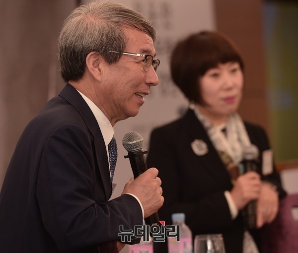 ▲ 국무총리를 역임했던 정운찬 동반성장연구소 이사장. ⓒ뉴데일리 정상윤 기자