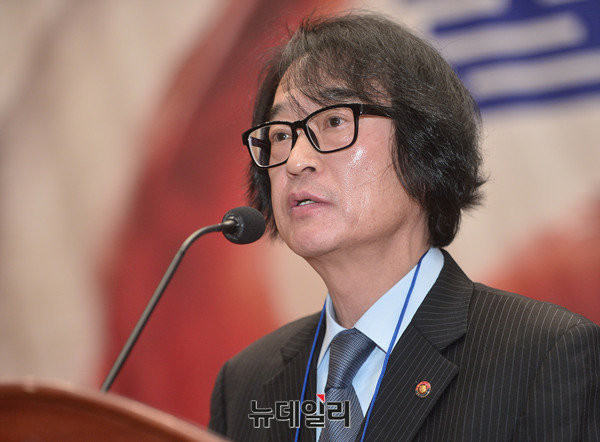 ▲ 이덕기 자유민주주의 수호 시민연대 공동 집행위원장. ⓒ뉴데일리 공준표 기자