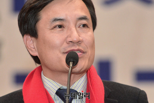 ▲ 김진태 새누리당 의원. ⓒ뉴데일리 공준표 기자