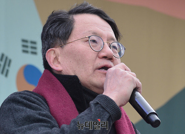 ▲ 박성현 자유통일유권자본부 집행위원장. ⓒ뉴데일리 공준표 기자