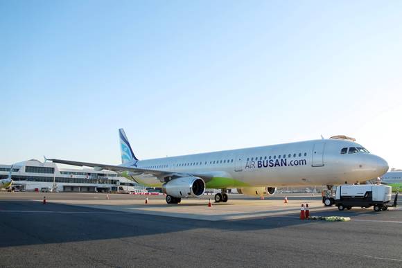 ▲ 에어부산의 신규 도입 항공기.ⓒ에어부산