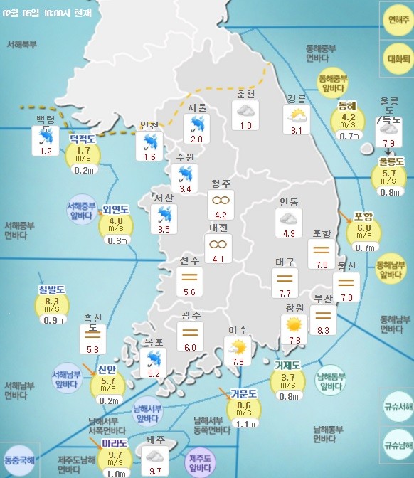 ▲ ⓒ기상청