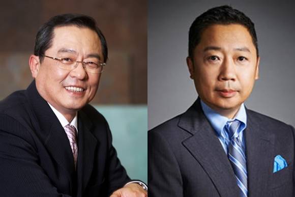 ▲ (왼쪽부터)구자열 LS그룹 회장과 박정원 두산그룹 회장 ⓒ LS그룹, 두산그룹