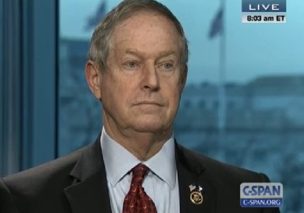 ▲ 미국 의회에 북한의 대륙간탄도미사일(ICBM) 개발을 규탄하며 美정부의 강력한 대응을 촉구하는 결의안이 제출됐다. 사진은 결의안을 제출한 美공화당 소속 조 윌슨 의원.ⓒ美의회 방송 'C-SPAN' 영상 캡쳐