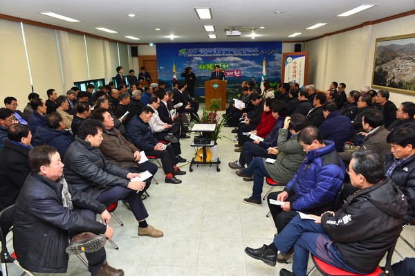 ▲ 백운면 시정설명회 모습.ⓒ제천시