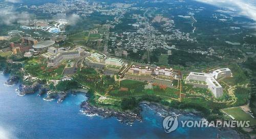 ▲ 부영주택이 제주 중문관광단지에 건설 예정인 부영호텔 2·3·4·5 조감도. ⓒ연합뉴스