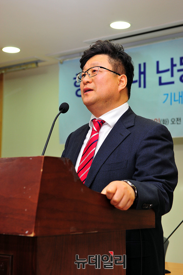 ▲ 항공보안포럼 황호원 위원장(항공대 교수) ⓒ뉴데일리 오세진