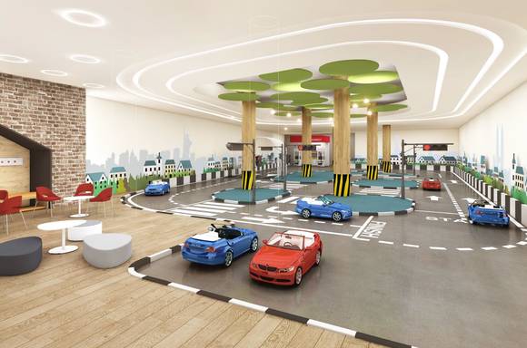 ▲ BMW 키즈 드라이빙 존.ⓒBMW코리아