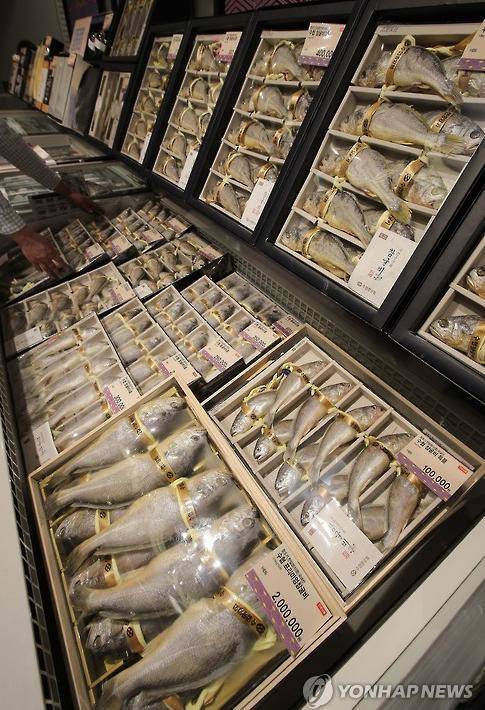 ▲ 굴비선물세트.ⓒ연합뉴스