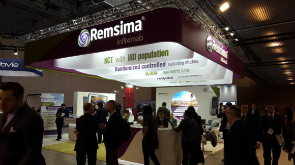 ▲ 스페인 바르셀로나에서 열린 제12회 유럽 크론병 및 대장염학회(ECCO) 현장 모습.ⓒ셀트리온