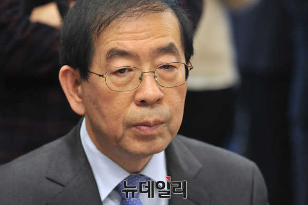 ▲ 박원순 서울시장. ⓒ뉴데일리 공준표 기자