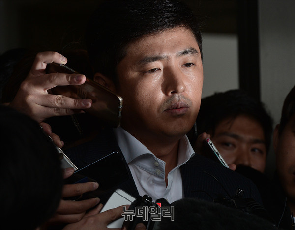 ▲ 검찰 출석한 고영태 ⓒ 정상윤 기자