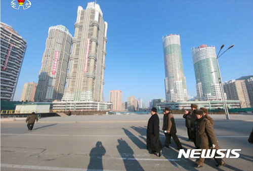 ▲ 평양 거리 모습.  ⓒ뉴시스