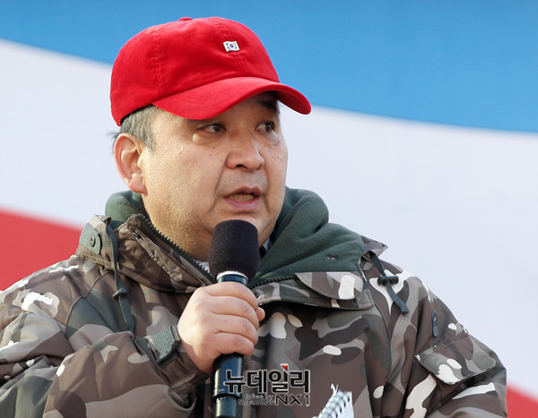 ▲ 정광용 탄기국 대변인. ⓒ뉴데일리 이기륭