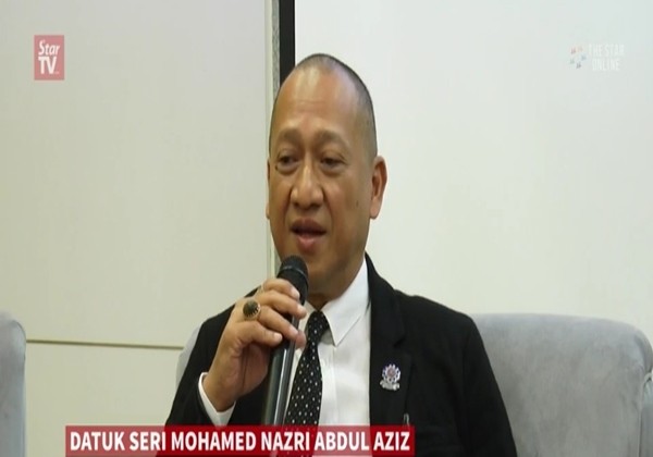 ▲ 최근 말레이시아 내부에서 북한과 단교해야 한다는 목소리가 높아지고 있다. 사진은 나즈리 압둘 아지즈 말레이시아 문화관광부 장관.ⓒ'더 스타 온라인' 영상 캡쳐