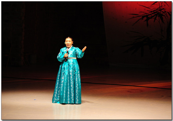 ▲ 집중기획지원 선정단체인 ‘사단법인 영남판소리보존회’ 대표 이명희 공연사진.ⓒ대구문화재단 제공