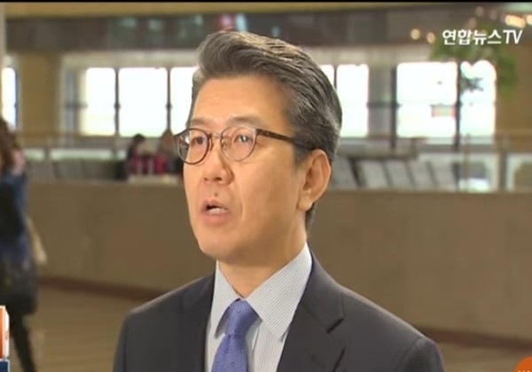 ▲ 한·미·일 북핵 6자회담 수석대표 회의에서 ‘김정남 암살 사건’이 주요 의제 중 하나로 다뤄질 것으로 알려졌다. 사진은 김홍균 외교부 한반도평화교섭 본부장.ⓒ'연합뉴스TV' 보도영상 캡쳐