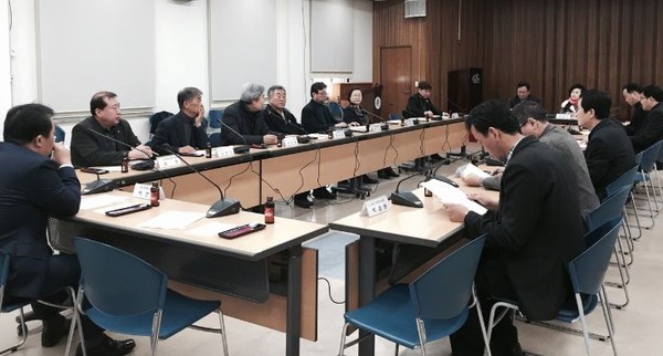 ▲ 문장대온천 저지를 위한 충북 범도민대책위원회가 27일 운영위원회를 가졌다.ⓒ충북도