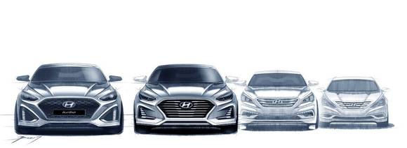▲ 쏘나타 페이스리프트 랜더링 이미지.ⓒ현대차