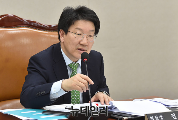 ▲ 국회 법제사법위원장인 바른정당 권성동 의원. ⓒ뉴데일리 이종현 기자