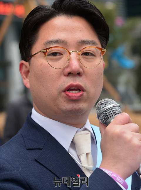 ▲ 구원회 보수대연합 사무처장 ⓒ 뉴데일리 공준표