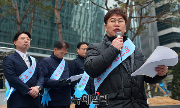 ▲ 구원회 보수대연합 사무처장 ⓒ 뉴데일리 공준표