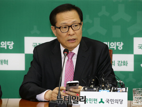 ▲ 국민의당 문병호 최고위원. ⓒ뉴데일리 이종현 기자